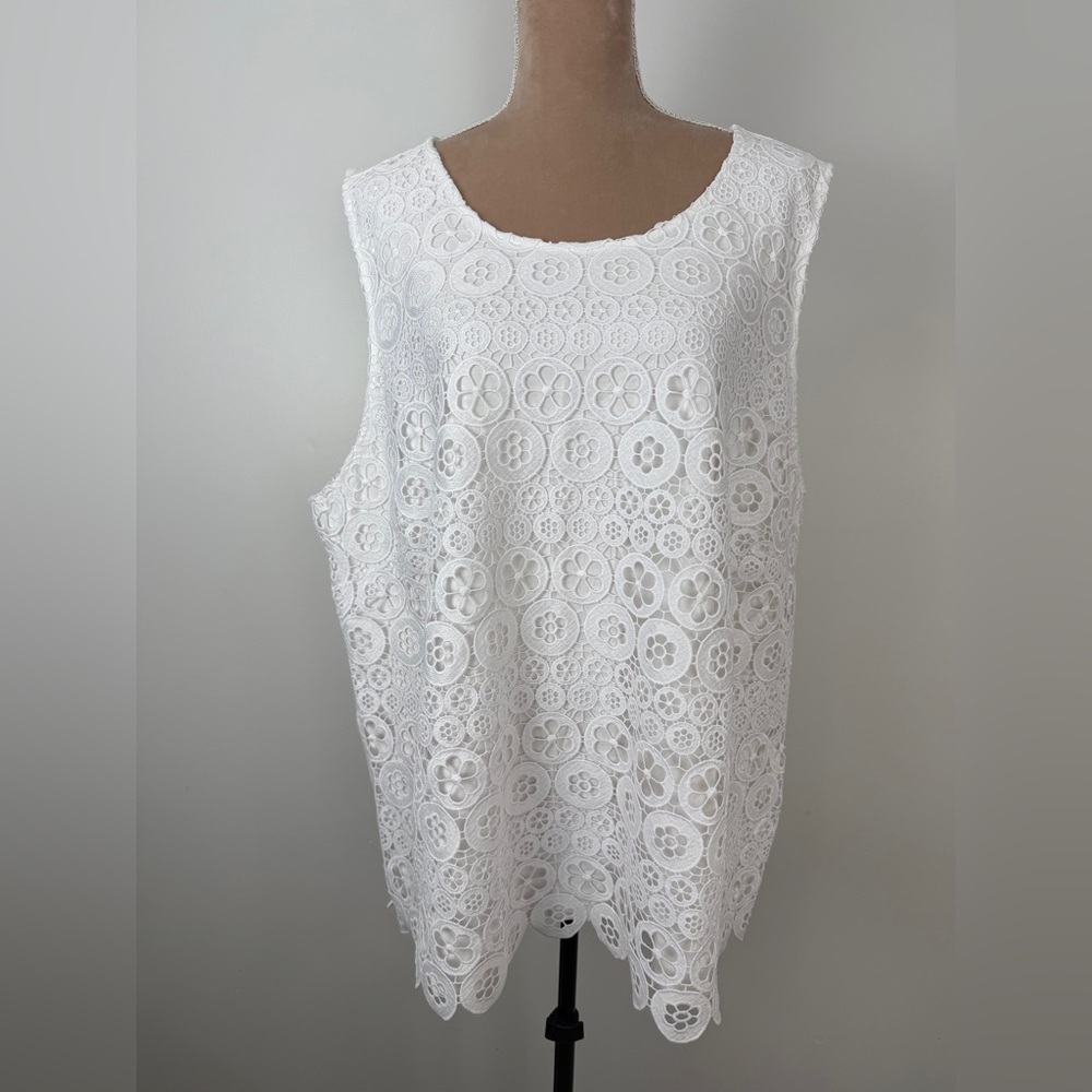 Talbots Ivory‎ Lace Top